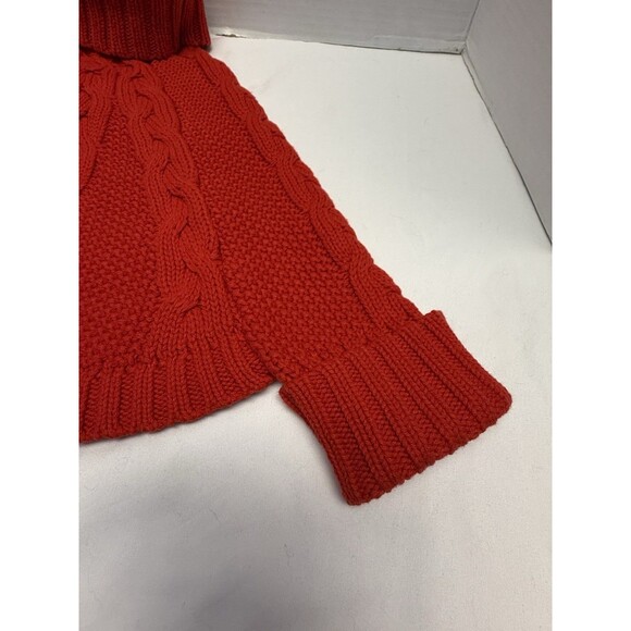 Carters red cable turtleneck warm sweater cable knit size 3T - Picture 8 of 9